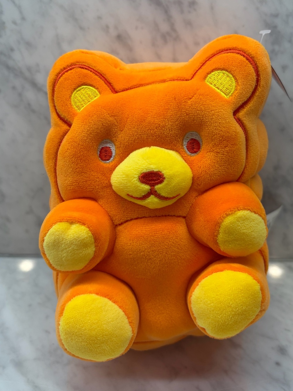 Nanco Orange Teddy Bear Plush 6” Stuffed Animal NWT